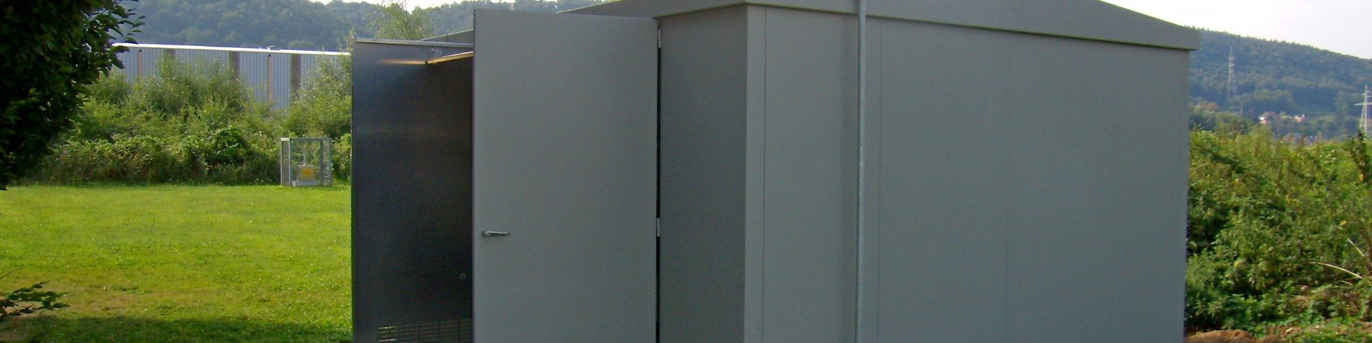 Kiosque extérieur aluminium